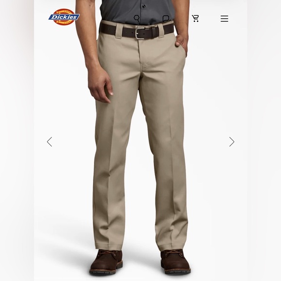 Dickies Other - NEW Dickies Flex Men's 30x32 Slim Fit Khaki Pant Workwear Casual